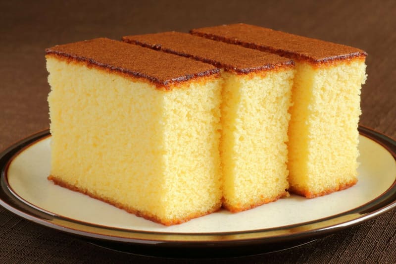 کیک وانیلی ساده بدون فر
